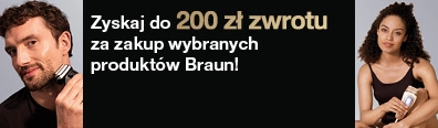 AD - Braun - cashback pielegnacja 0525 - belka mobi 396x116 golarki, depilatory IPL, depilatory tradycyjne